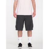 VOLCOM GRANDE BARRACKS 22" CARGO SHORT - Asphalt Black