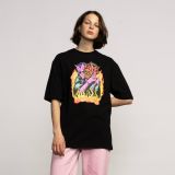 SANTA CRUZ DELFINNO DEVIL FRONT OVERSIZED Γυναικείο Κοντομάνικο - Μαύρο