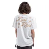 KARL KANI SMALL SIGNATURE STAR OS Γυναικείο Κοντομάνικο - Εκρού