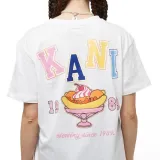 KARL KANI SMALL SIGNATURE ICE CREAM Γυναικείο Κοντομάνικο - Λευκό