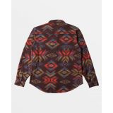 BILLABONG FURNACE FLANNEL SHIRT - PLUM