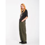 VOLCOM WELLOW Γυναικείο Παντελόνι Κοτλέ - Λαδί
