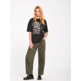 VOLCOM WELLOW Γυναικείο Παντελόνι Κοτλέ - Λαδί