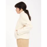 VOLCOM WUZER FUZZAR SHERPA Γυναικεία Ζακέτα - Εκρού
