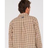 RUSTY DATSUN CHECK LONG SLEEVE Ανδρικό Πουκάμισο - Χακί