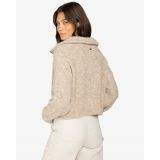 BILLABONG LOST HEAVEN HALF ZIP Γυναικείο Πουλόβερ - Χακί