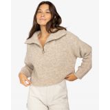BILLABONG LOST HEAVEN HALF ZIP Γυναικείο Πουλόβερ - Χακί