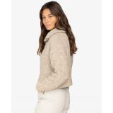 BILLABONG LOST HEAVEN HALF ZIP Γυναικείο Πουλόβερ - Χακί