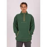 RUSTY OLD SCHOOL 1/4 ZIP POLAR Ανδρικό Φλίς - Πράσινο