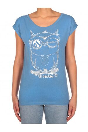 IRIEDAILY  Skateowl 2 Tee - blue grey mel