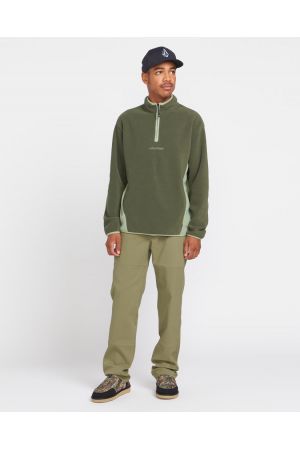 VOLCOM ERROR 92 MOCK NECK SWEATSHIRT - Wintermoss