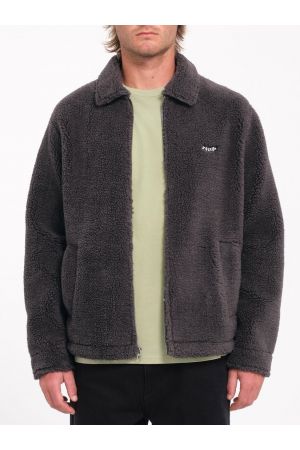 VOLCOM EDWART II ZIP SHERPA Ανδρικό Μπουφάν - Ανθρακί