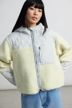 24COLOURS SHERPA JACKET - Beige