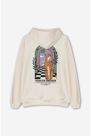 KAOTIKO FEARLESS DREAMER IVORY HOODIE - Off White