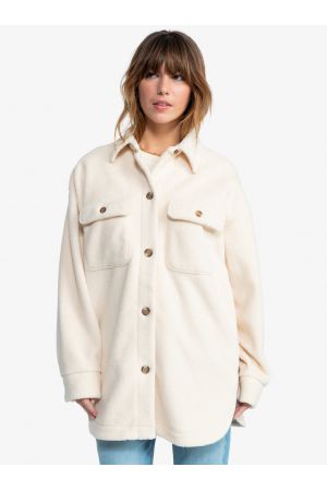 ROXY OVER AND OUT POLAR SHACKET - Parchment