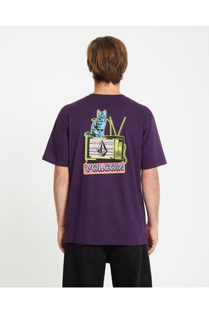 VOLCOM CATV TEE - Grape Royale