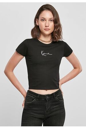 KARL KANI SMALL SIGNATURE SHORT Γυναικείο Κοντομάνικο - Μαύρο