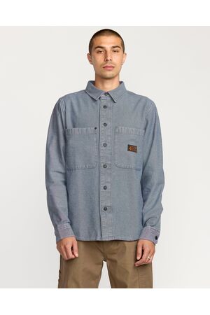 VOLCOM LEVELSTONE SHIRT - Blue Wash