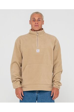 RUSTY CORE DIVISION FLEECE QUARTER ZIP Ανδρικό Φλίς - Μπεζ