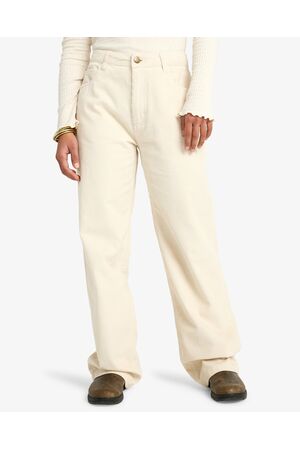 BILLABONG MIDTOWN Γυναικείο Κοτλέ Παντελόνι - Εκρού