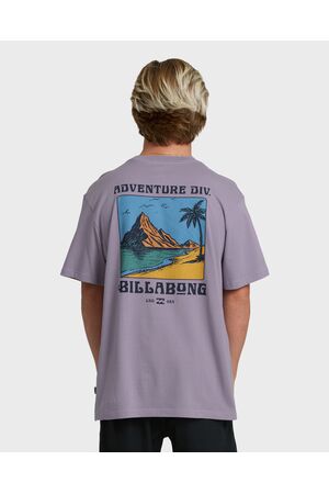 BILLABONG POST CARDS Ανδρικό Κοντομάνικο - Μωβ