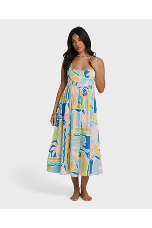 BILLABONG ISLAND LIFE MIDI Φόρεμα - Πολύχρωμο
