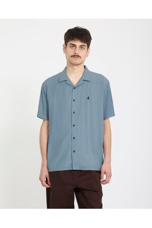 VOLCOM SINGLE STONE Ανδρικό Πουκάμισο  - Πετρόλ