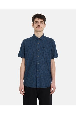VOLCOM SCALER STONE WOVEN Ανδρικό Πουκάμισο - Σκούρο Μπλε