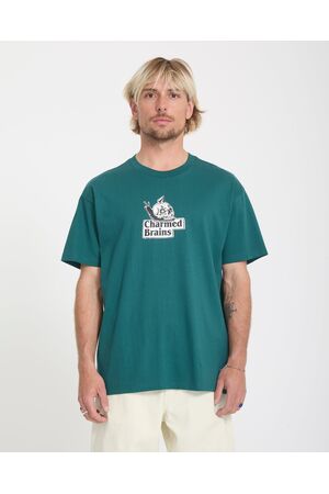 VOLCOM CHARMED BRAIN Ανδρικό Κοντομάνικο - Πράσινο
