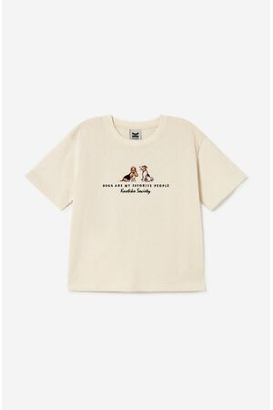 KAOTIKO RITA Γυναικείο Κοντομάνικο - Μπεζ