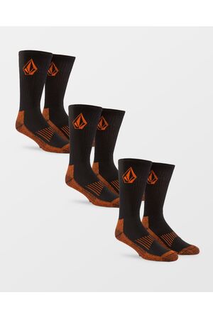 VOLCOM WORKWEAR Ανδρικές Κάλτσες (3 PACK) - Μαύρο