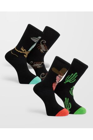 VOLCOM MICKEY MASON Ανδρικές Κάλτσες (2 PACK) - Πολύχρωμο