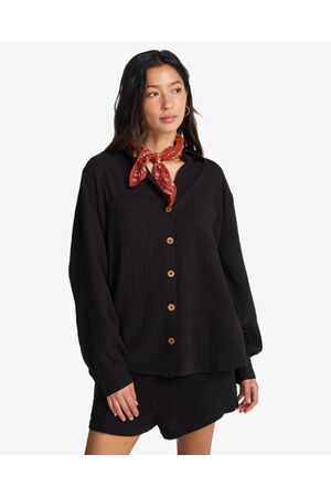 BURTON SWELL BLOUSE Γυναικείο Πουκάμισο - Μαύρο