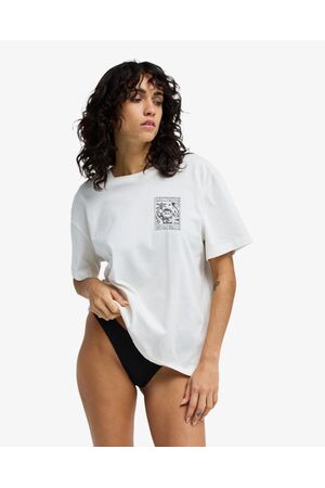 BILLABONG ALWAYS LOOKING Γυναικείο Κοντομάνικο - Εκρού