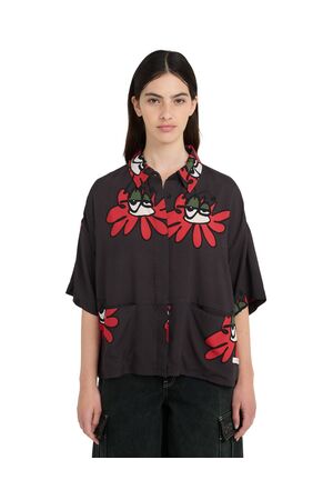 ELEMENT BOXY FRONT POCKET Γυναικείο Πουκάμισο - Μαύρο