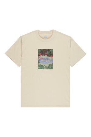 ELEMENT POOLSIDE Ανδρικό Κοντομάνικο - Μπεζ