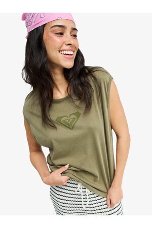 ROXY CRYSTAL SEA Γυναικείο Κοντομάνικο - Λαδί