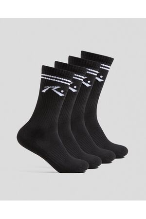 RUSTY COMP MID CALF 4-SOCK PACK - Μαύρο
