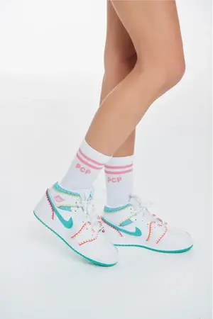 PCP SOCKS STRIPES - Ροζ