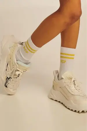 PCP SOCKS STRIPES - Κίτρινο