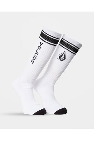 VOLCOM HIGH STRIPE Ανδρικές Κάλτσες - Λευκό