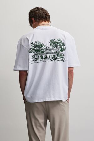 PEGADOR ROCHEFORT OVERSIZED TEE - White