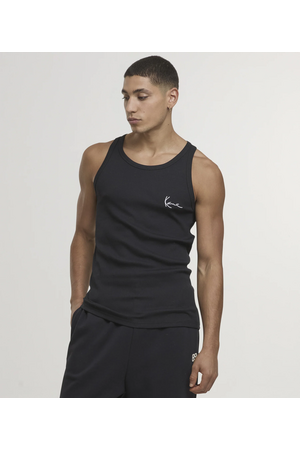 KARL KANI SIGNATURE RIB Ανδρικό Αμάνικο - Μαύρο