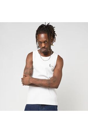 KARL KANI SIGNATURE RIB Ανδρικό Αμάνικο - Λευκό