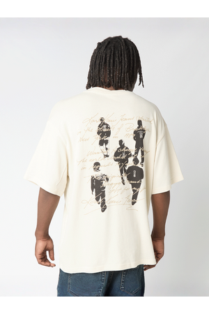 KARL KANI SIGNATURE WASHED OVERSIZED Ανδρικό Κοντομάνικο - Λευκό