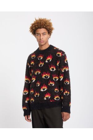 VOLCOM OZZY EYES Ανδρικό Πουλόβερ - Μαύρο