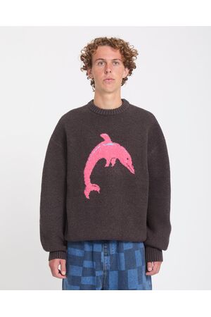 VOLCOM OZZY DOLPHIN Ανδρικό Πουλόβερ - Καφέ