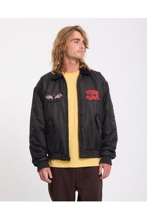 VOLCOM OZZY REVERSIBLE BOMBER Ανδρικό Μπουφάν - Μαύρο