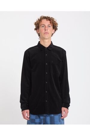 VOLCOM ZANDER CORDUROY Ανδρικό Πουκάμισο - Μαύρο
