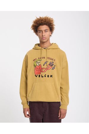 VOLCOM EARTH SPEAKS Ανδρικό Φούτερ - Μουσταρδί